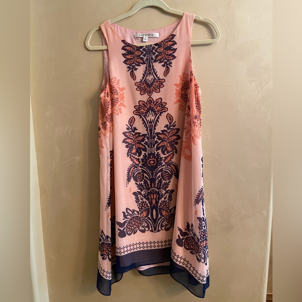 Max Studio Scarf Print Dress